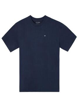 Camiseta Silbon Varsity club azul marino para hombre