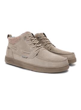 Botas Walkin Pitas Kent beige para hombre