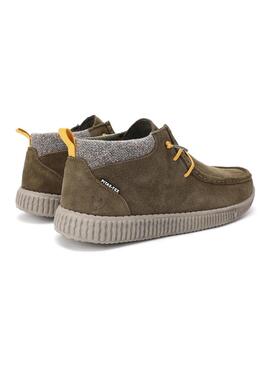 Botines Walkin Pitas Bob verde para hombre