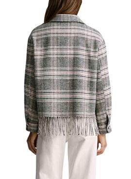 Chaqueta Pepe Jeans Talani gris y rosa para mujer