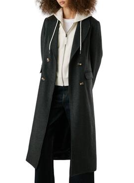 Abrigo Pepe Jeans Taylor gris para mujer