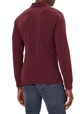 Polo Levis Housemark granate para hombre