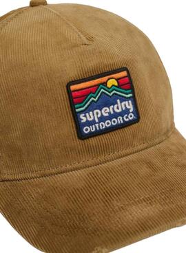 Gorra Superdry Graphic Cord Trucker pana camel