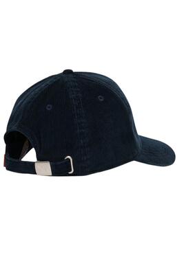 Gorra Superdry Graphic Cord Trucker pana azul marino 