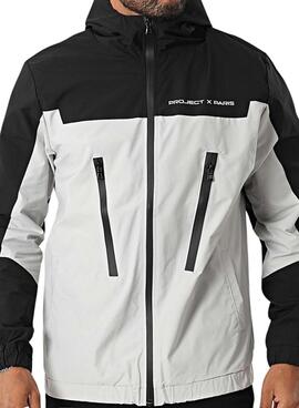 Cazadora Project x Paris blanco y negro para hombre