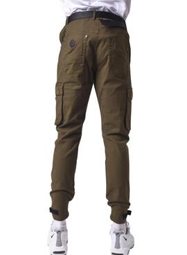 Pantalón Project X Paris cargo verde para hombre