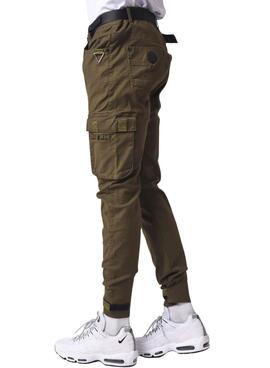 Pantalón Project X Paris cargo verde para hombre