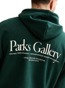 Sudadera Only and Sons Park Gallery verde para hombre