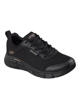 Zapatillas Skechers Bobs Flex Waterproof negro para mujer
