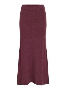 Falda Vila Viril granate para mujer