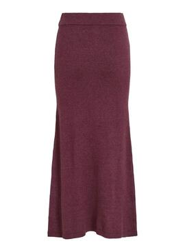 Falda Vila Viril granate para mujer