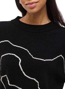 Jersey Vila Vitif negro para mujer