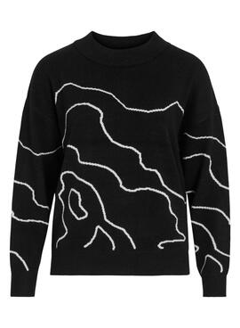 Jersey Vila Vitif negro para mujer