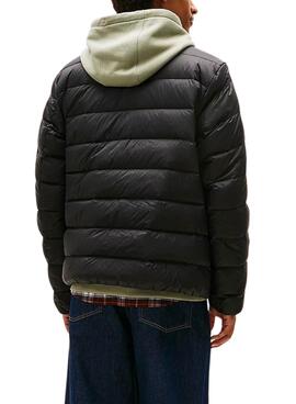 Cazadora Tommy Jeans ultraligera negra para hombre