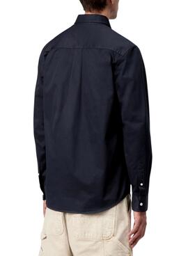 Camisa Carhartt WIP Madison azul marino para hombre