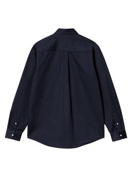 Camisa Carhartt WIP Madison azul marino para hombre