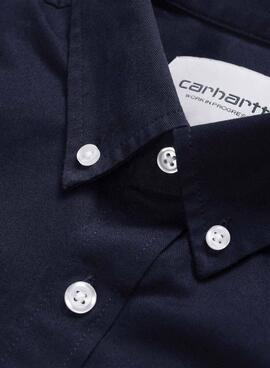 Camisa Carhartt WIP Madison azul marino para hombre