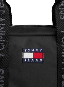 Bolso Tommy Jeans Daily Crossover negro para mujer