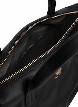 Bolso Tommy Hilfiger mini tote negro para mujer