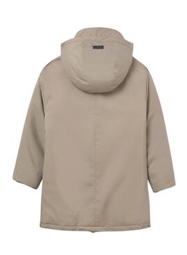 Parka Mayoral Caliza beige para niño