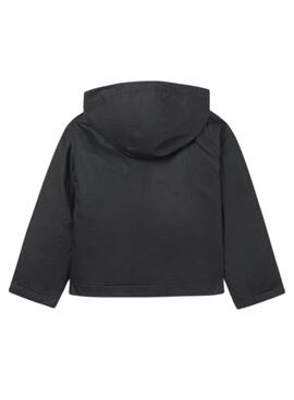 Chaqueta encerada Mayoral negro para niña