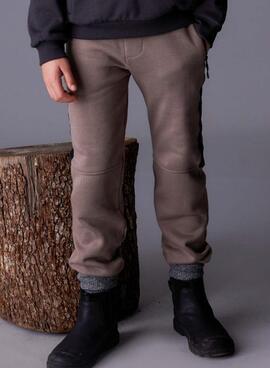 Pantalón Mayoral jogger marrón para niño