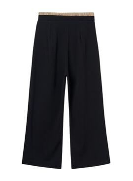 Pantalón Mayoral negro wide leg para niña