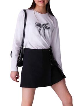 Camiseta Mayoral lazo blanco para niña