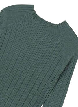 Camiseta Mayoral Tricot verde para niña