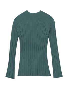 Camiseta Mayoral Tricot verde para niña