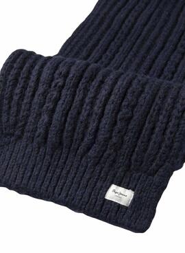 Bufanda Pepe Jeans Skyler azul marino para niña