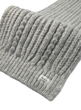 Bufanda Pepe Jeans Skyler gris para niña