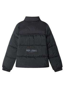Cazadora acolchada Pepe Jeans Cash negro para niño