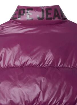 Cazadora Pepe Jeans Essie acolchada morado para niña