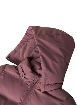 Abrigo acolchado Name It Musk rosa para niña