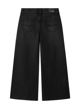 Pantalón Pepe Jeans Wide Leg negro para niña