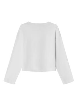 Camiseta Pepe Jeans Amberly blanco para niña