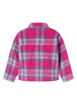 Sobrecamisa Name It Niyorka fucsia para niña