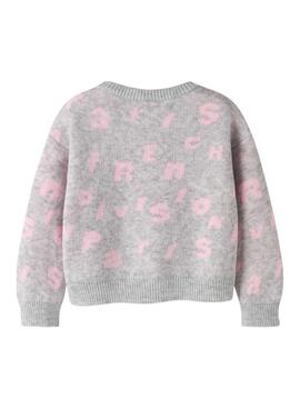 Jersey Name It Foline gris para niña