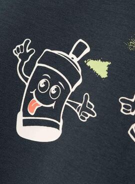 Camiseta Name It Nova azul marino para niño