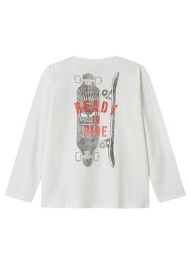 Camiseta Name It Morson blanco para niño