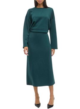 Falda Vila Visiffi midi verde para mujer