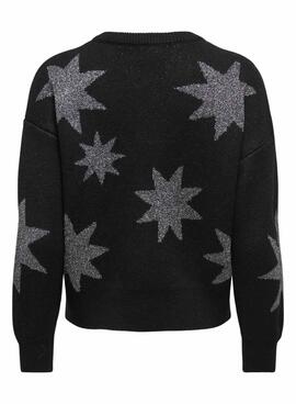 Jersey Only Rosie Glitter negro para mujer