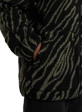 Forro Polar Dickies Mount Hope estampado negro para hombre