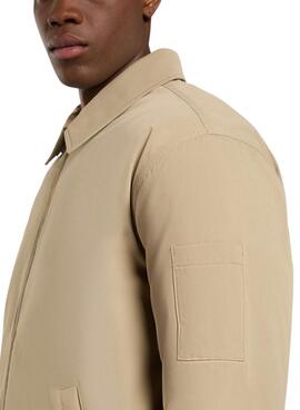 Cazadora Dickies forrada Eisenhower beige para hombre