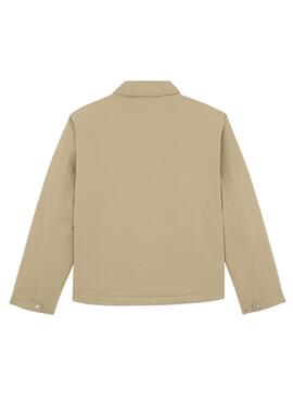 Cazadora Dickies forrada Eisenhower beige para hombre