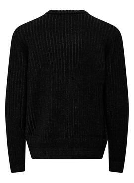 Jersey Only and Sons Michael negro jaspeado para hombre