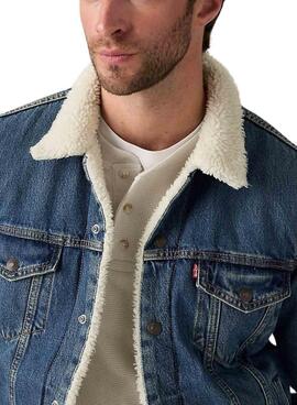 Cazadora vaquera Levis Type 3 Sherpa Trucker para hombre