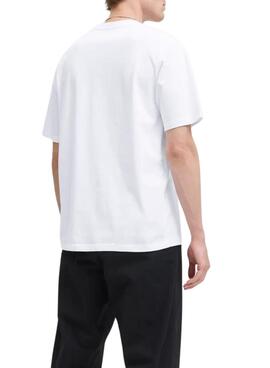 Camiseta Jack and Jones Soho blanco para hombre