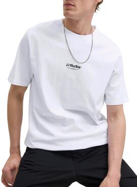 Camiseta Jack and Jones Soho blanco para hombre